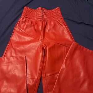 Pleather pants